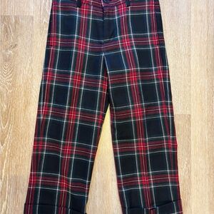 Janie and Jack Tartan Plaid Pants Christmas
